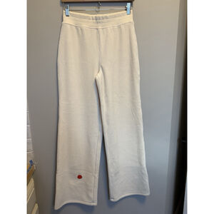 Marine Layer Allison Velour Corduroy Wide leg Pants Size XS Cream NWT Read